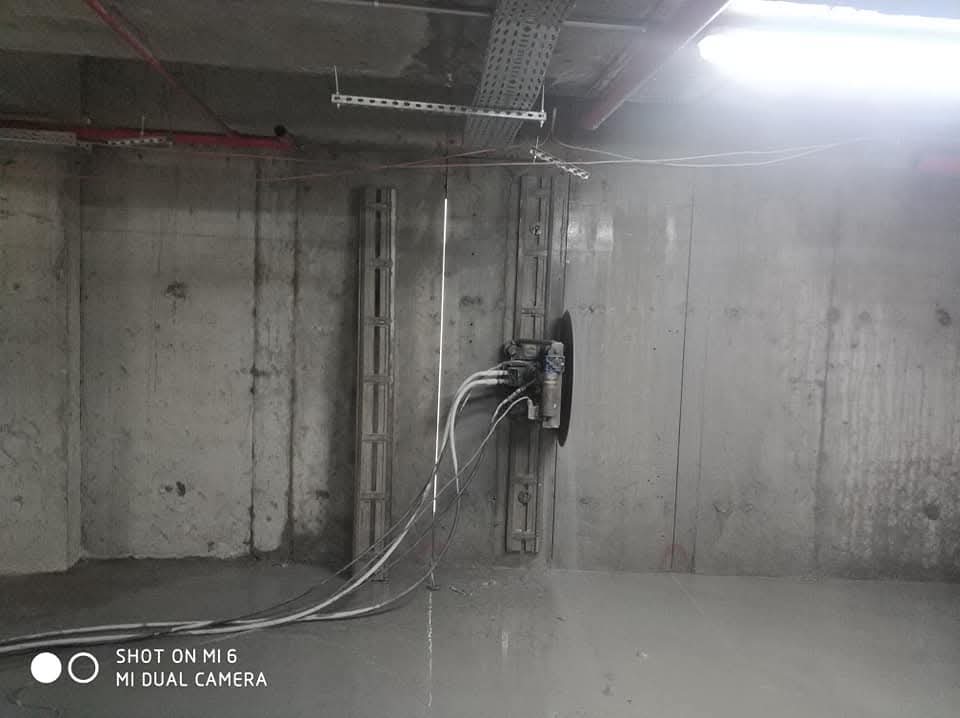 Beton perdede kimyasal ankraj, beton delme ve epoksi enjeksiyonu Karotçu Ataşehir